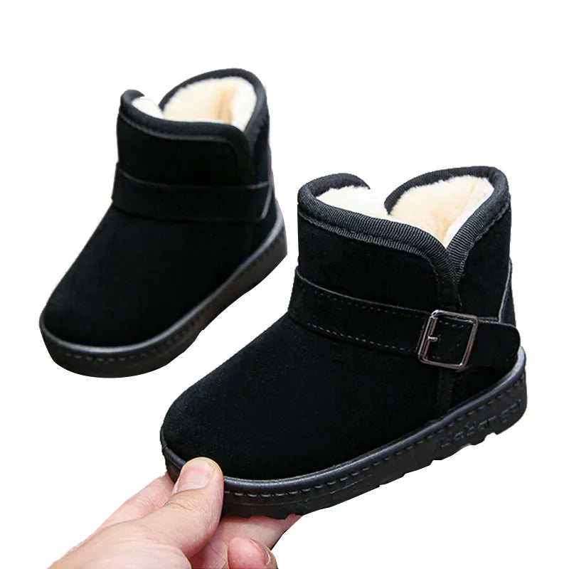 Fashion Children Casual Shoes Girls Boys Cotton Snow Boots Warm Kids Boots Boy Winter Cotton Shoes Sneakers ботинки мартин