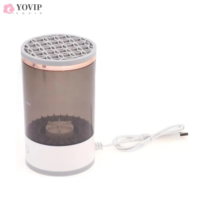 Automatic Electric Makeup Brush Cleaner Rechargeable Lazy Cleaning Brush Washer Quick Dry Tool