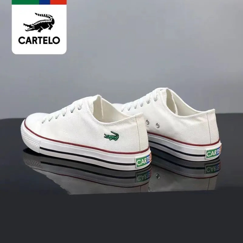 CARTELO Fashion Canvas Sneakers Women Shoes Summer Men Casual Trend Flat Vulcanized Shoe Zapatillas Hombre Zapatos Mujer Laofers