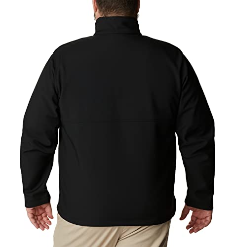 Columbia Men's Ascender Softshell Front-Zip Jacket, Black, X-Large