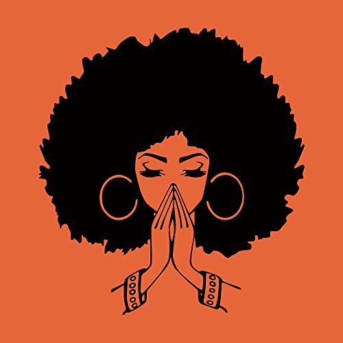 Black Girl Graphic - Melanin Afro Women Magic T Shirt Black Girl Pride Gift Tee Short Sleeve Tops (Orange, M)