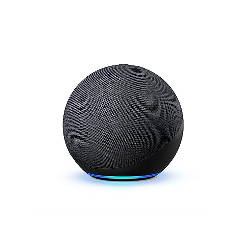 Echo (4th Gen) | With premium sound, smart home hub, and Alexa | Charcoal