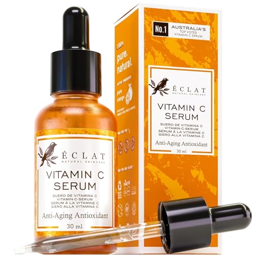 Vitamin C Face Serum - Hyaluronic Acid, Ferulic Acid, & Vit E - Anti Aging Facial Brightening Serum for Skin Care - Timeless Pure Serum , Vit C Serum Oil